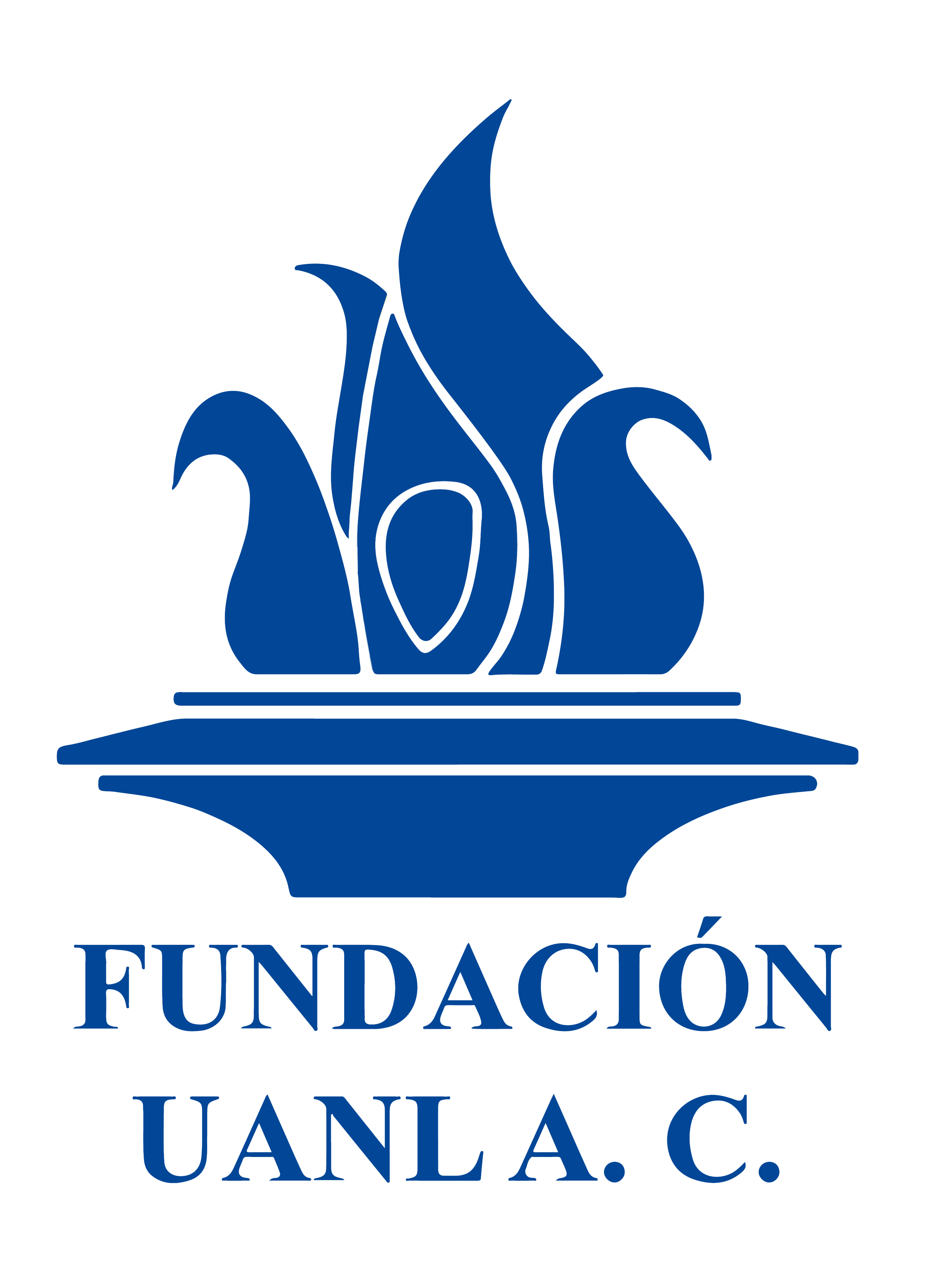 LOGO FUNDACIÓN UANL blue